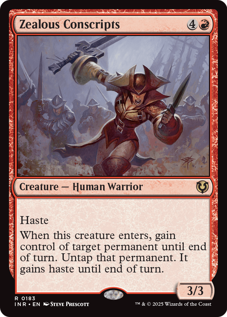Zealous Conscripts (INR-183) [Innistrad Remastered]