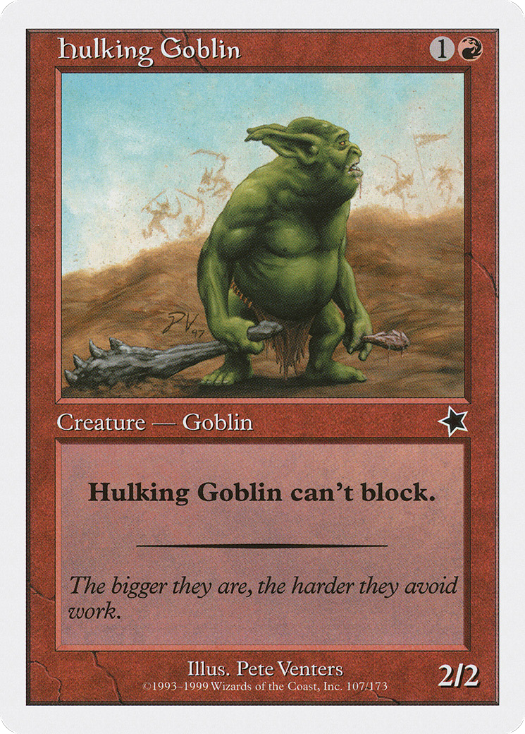 Hulking Goblin (S99-107) [Starter 1999]