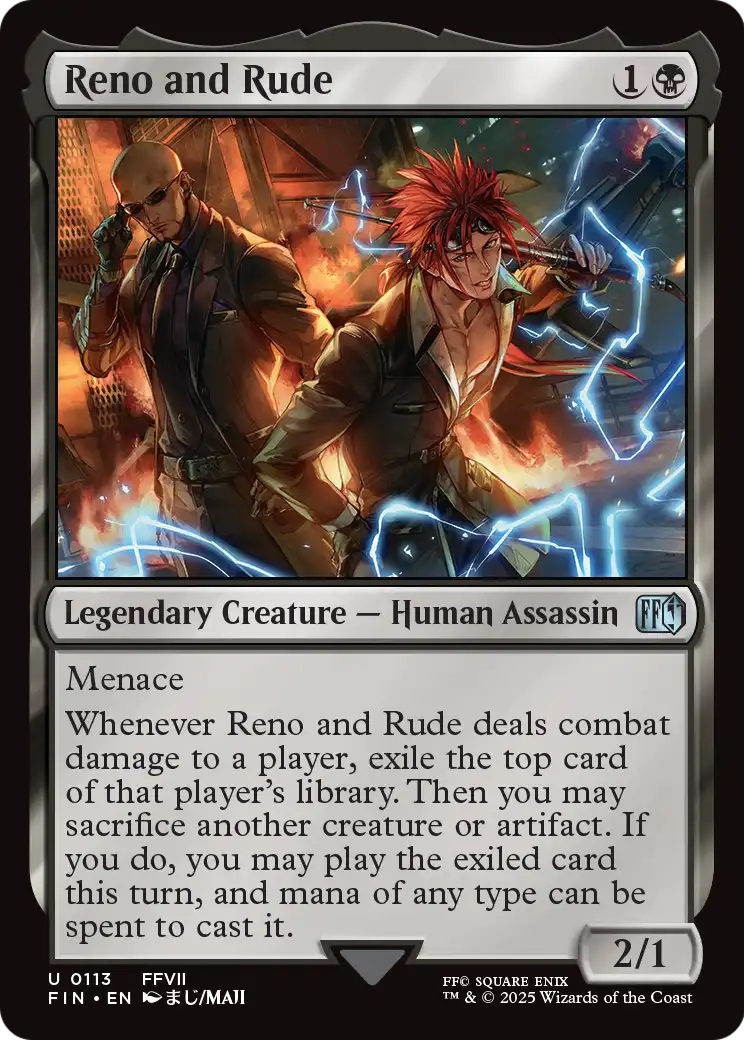 Reno and Rude (FIN-113) [FINAL FANTASY] Foil