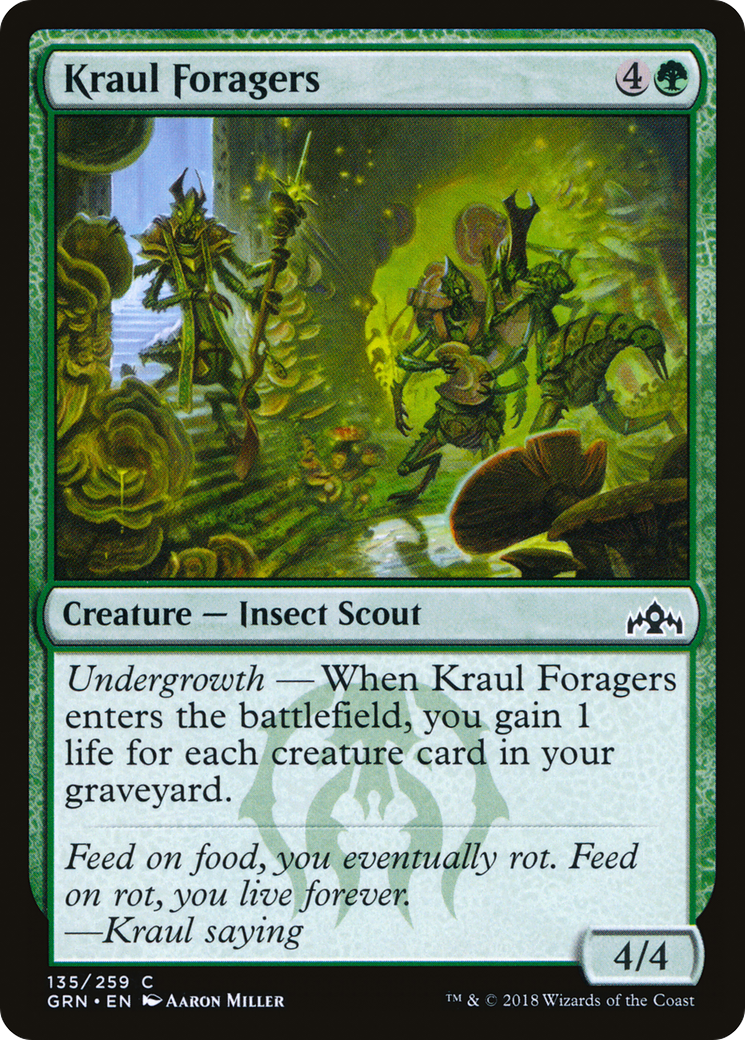 Kraul Foragers (GRN-135) [Guilds of Ravnica] Foil