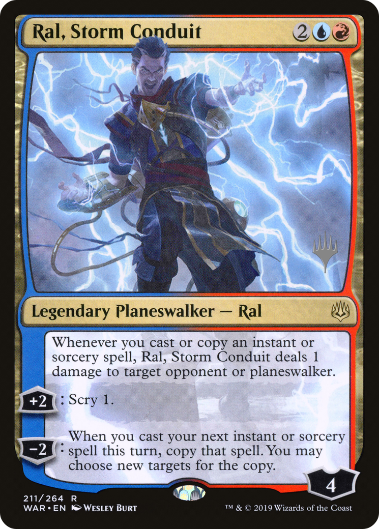 Ral, Storm Conduit (PPELD-211) [Promo Pack: War of the Spark Promos]