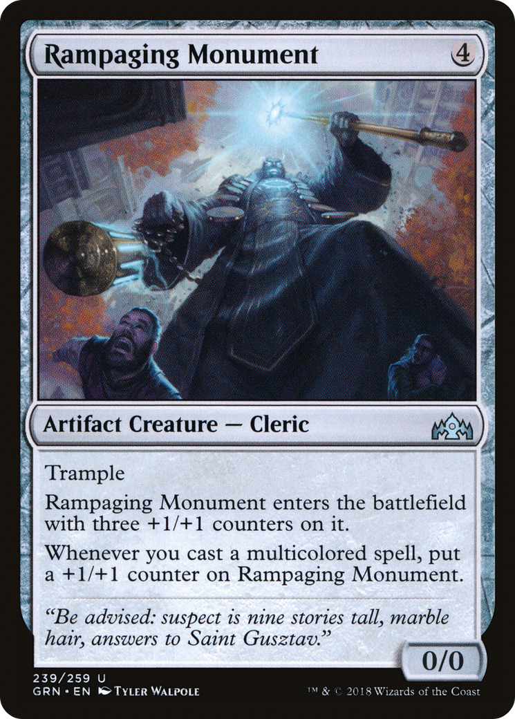 Rampaging Monument (GRN-239) [Guilds of Ravnica]