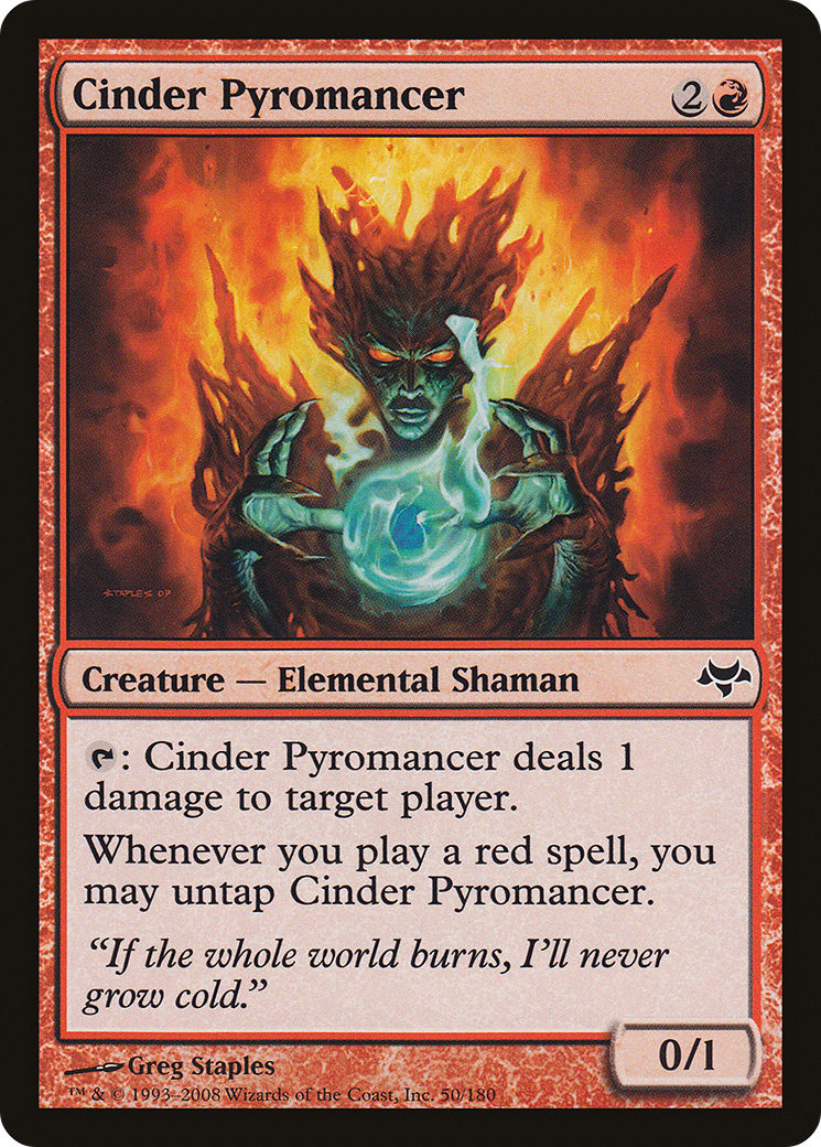 Cinder Pyromancer (EVE-050) [Eventide]