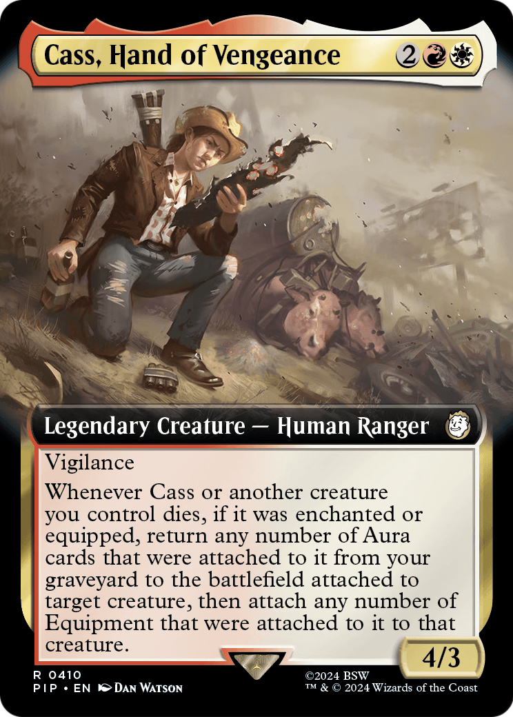 Cass, Hand of Vengeance (Extended Art) (PIP-410) [Fallout] Foil