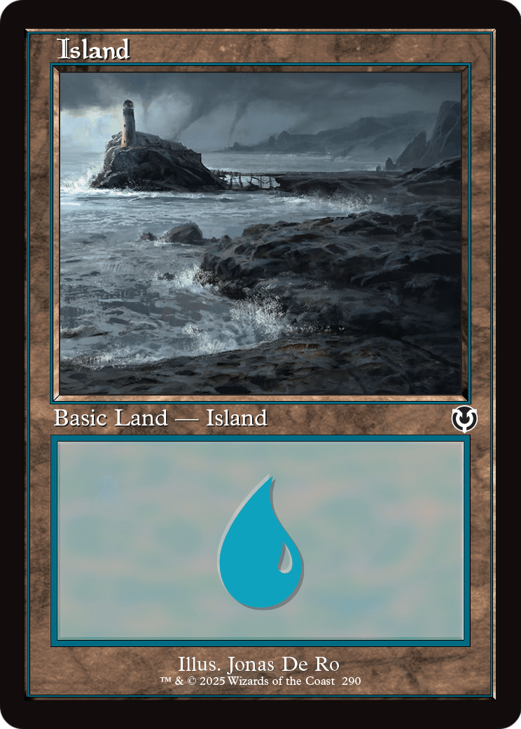 Island (INR-290) (Retro Frame) [Innistrad Remastered] Foil
