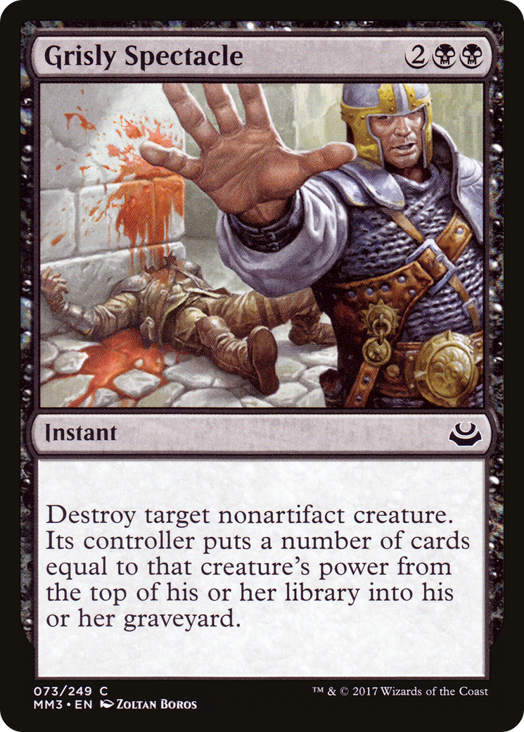 Grisly Spectacle (MM3-073) [Modern Masters 2017] Foil