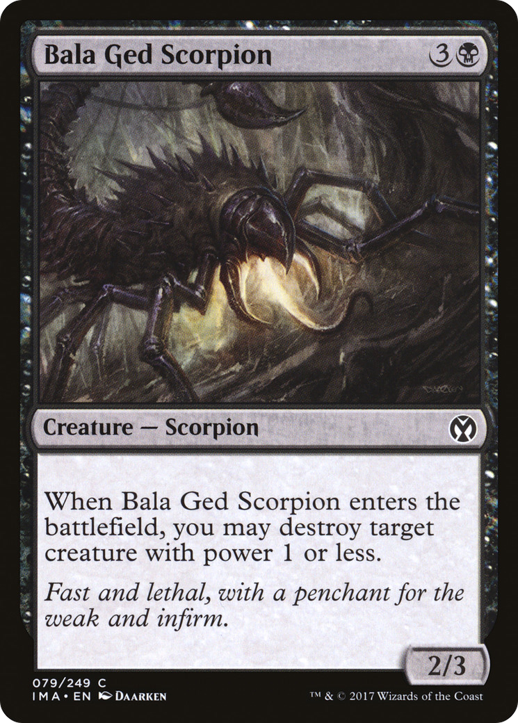 Bala Ged Scorpion (IMA-079) [Iconic Masters] Foil