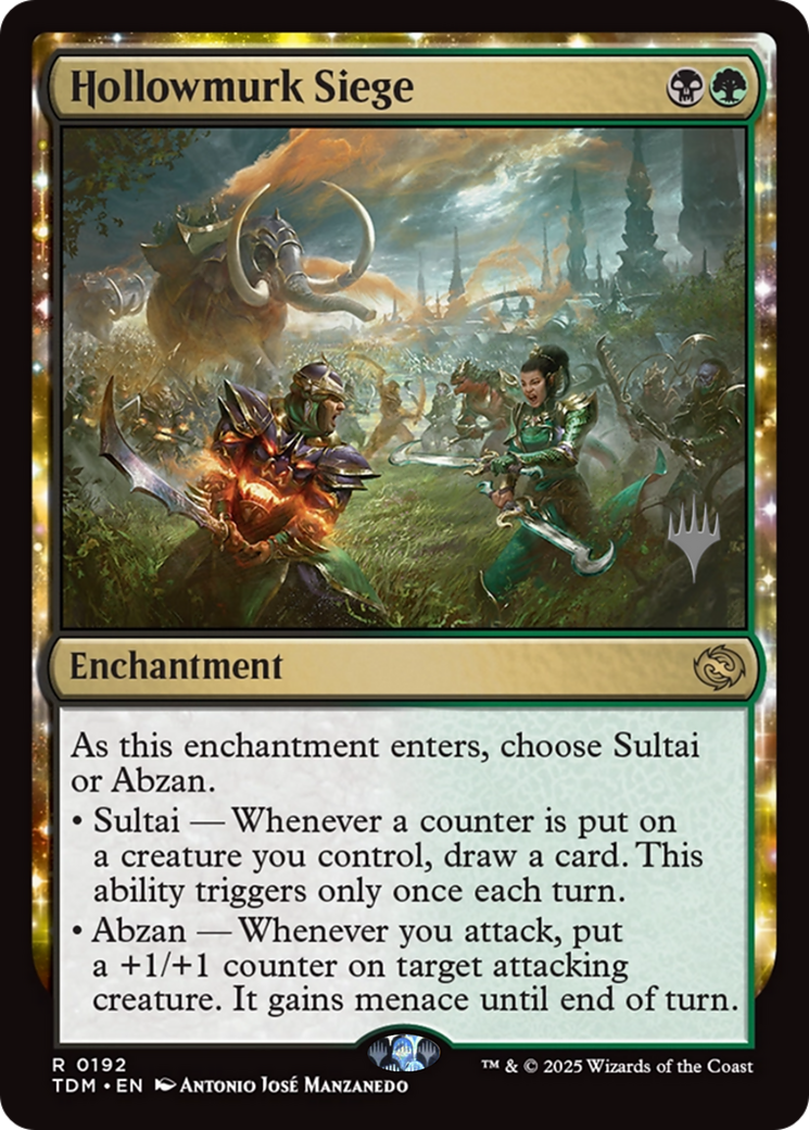 Hollowmurk Siege (PPTDM-192) [Promo Pack: Tarkir: Dragonstorm]