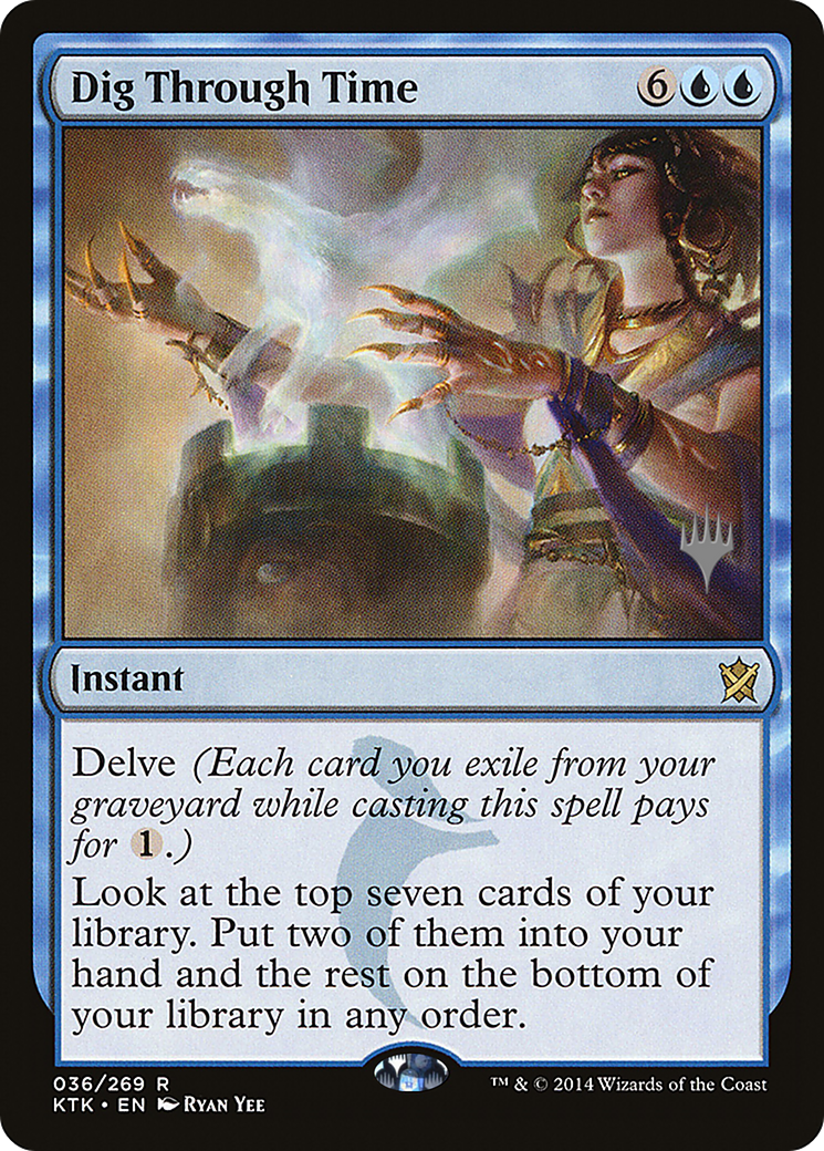 Dig Through Time (PPZNR-036) [Promo Pack: Khans of Tarkir Promos] Foil