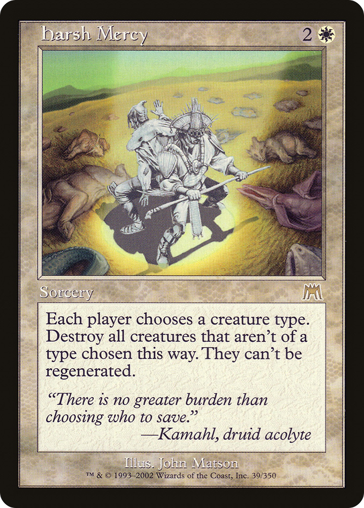 Harsh Mercy (ONS-039) [Onslaught] Foil