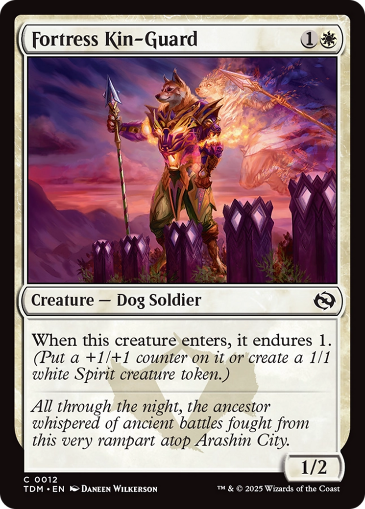 Fortress Kin-Guard (TDM-012) [Tarkir: Dragonstorm] Foil