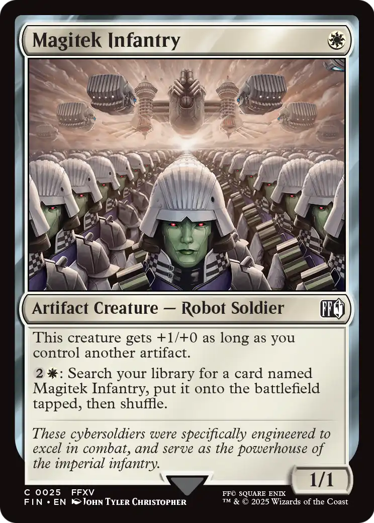 Magitek Infantry (FIN-025) [FINAL FANTASY] Foil