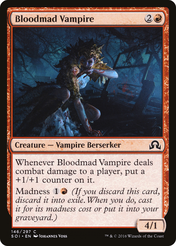 Bloodmad Vampire (SOI-146) [Shadows over Innistrad]