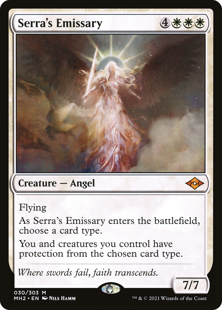 Serra's Emissary (MH2-030) [Modern Horizons 2] Foil