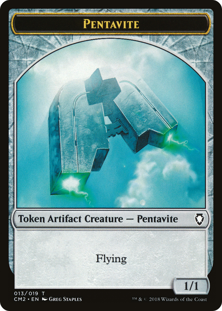 Pentavite Token (CM2-013) [Commander Anthology Volume II Tokens]