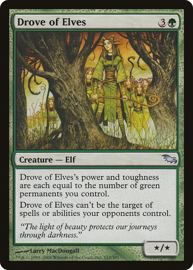 Drove of Elves (SHM-112) [Shadowmoor]