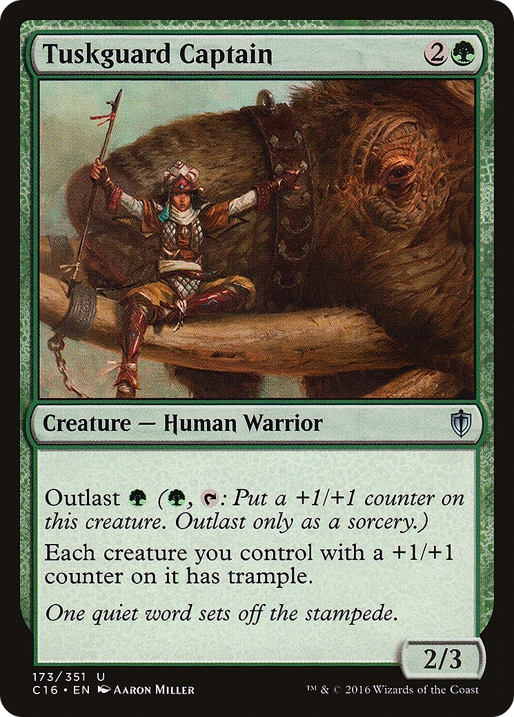 Tuskguard Captain (C16-173) [Commander 2016]