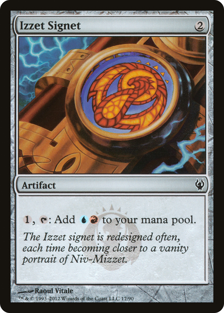 Izzet Signet (DDJ-017) [Duel Decks: Izzet vs. Golgari]
