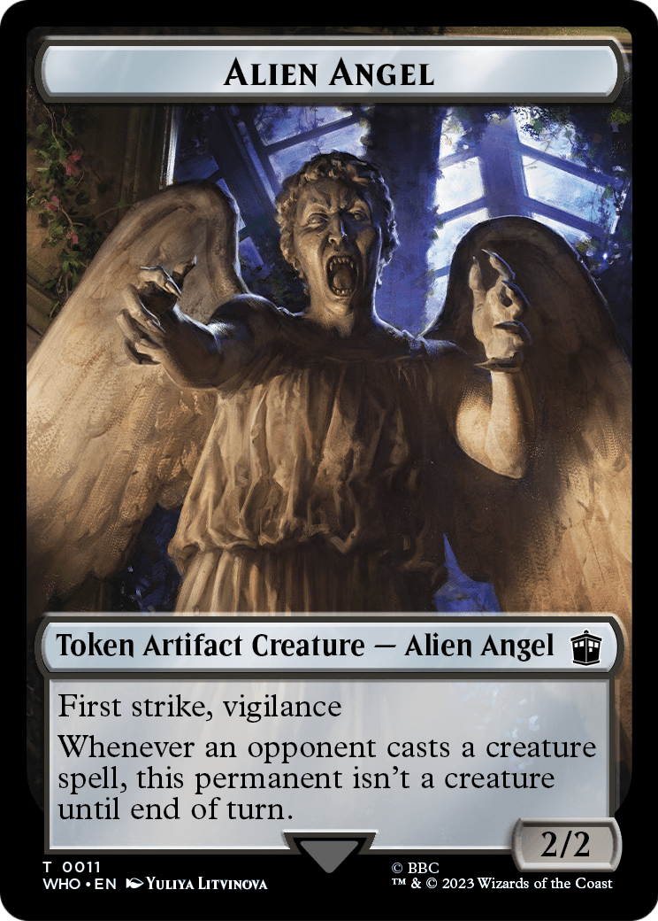 Alien Angel (TWHO-011) [Doctor Who Tokens] Foil
