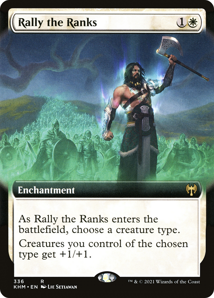 Rally the Ranks (Extended Art) (KHM-336) [Kaldheim]