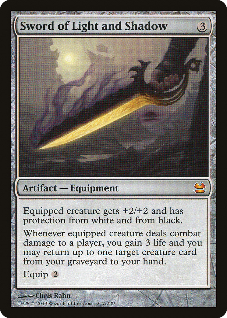 Sword of Light and Shadow (MMA-217) [Modern Masters] Foil