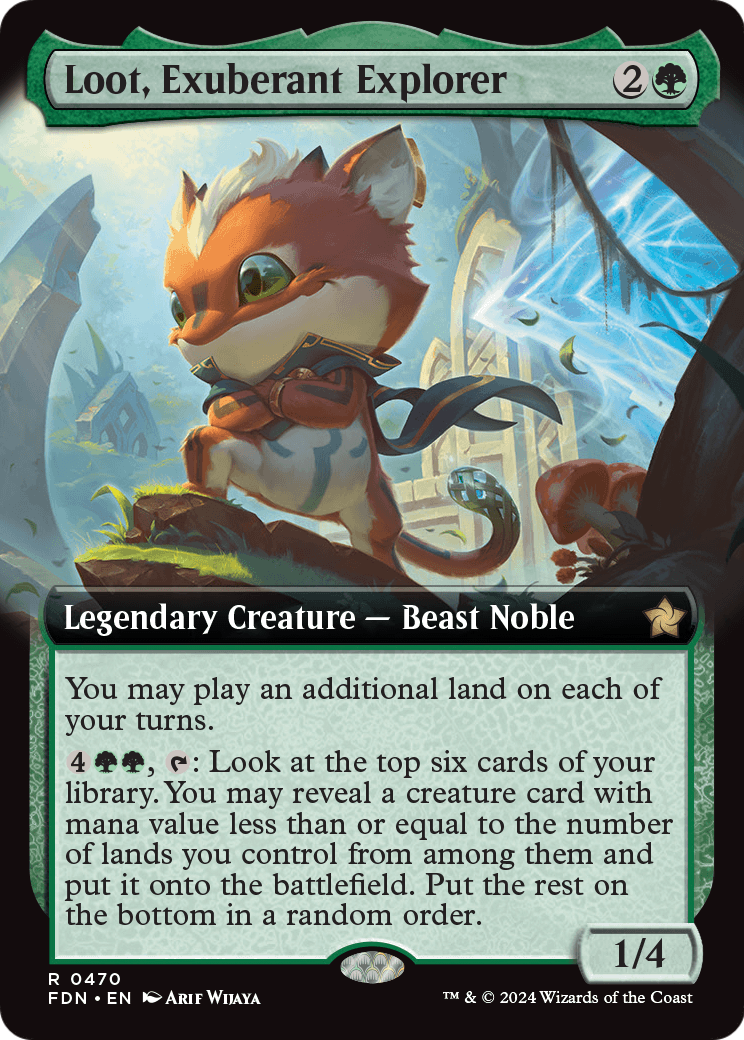 Loot, Exuberant Explorer (Extended Art) (FDN-470) [Foundations]
