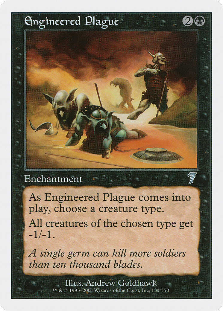 Engineered Plague (7ED-133) [7th Edition]