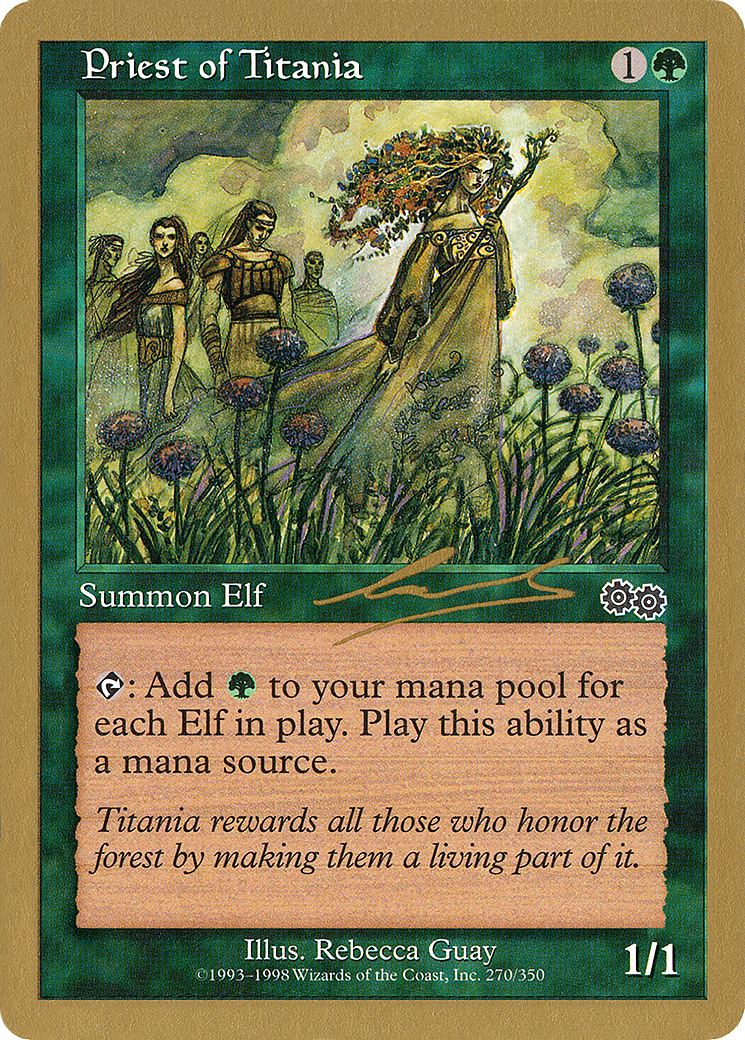 Priest of Titania - 2000 Nicolas Labarre (USG) [World Championship Decks 2000]