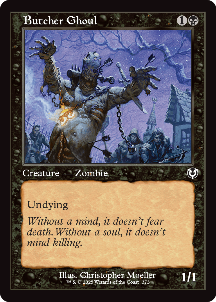 Butcher Ghoul (Retro Frame) (INR-373) [Innistrad Remastered] Foil