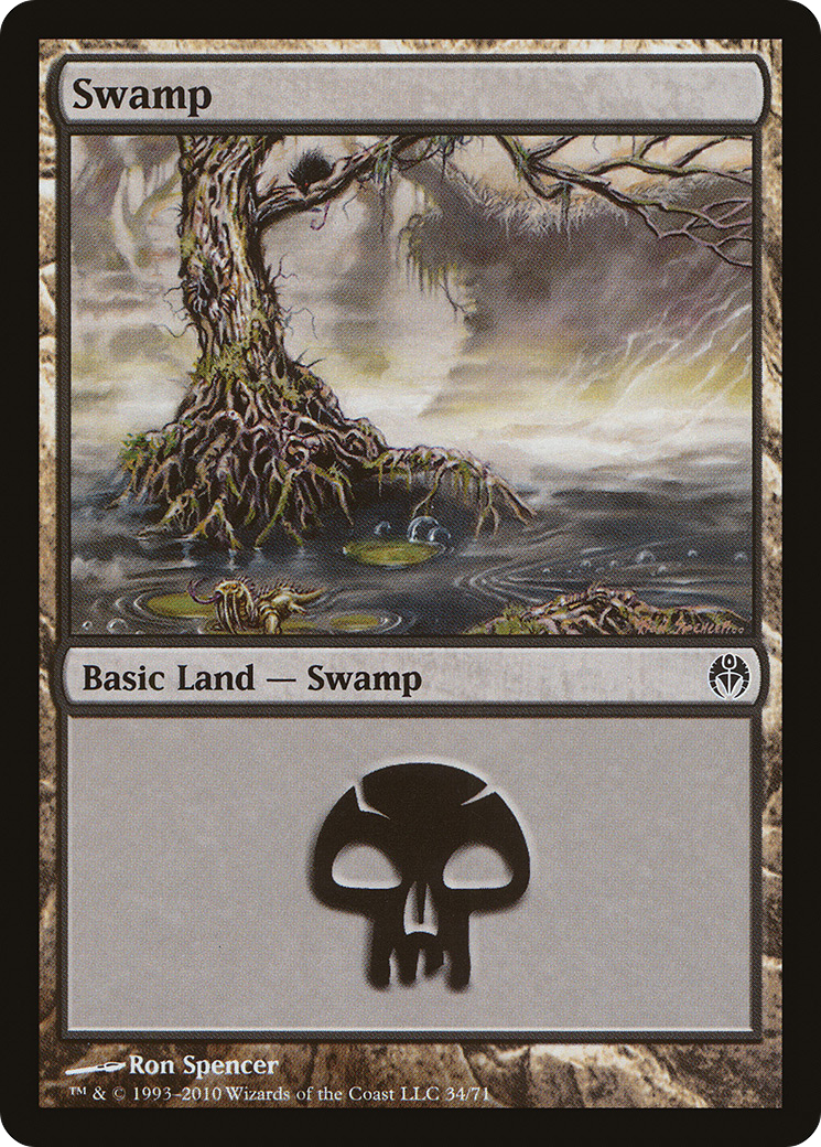 Swamp (DDE-034) [Duel Decks: Phyrexia vs. the Coalition]