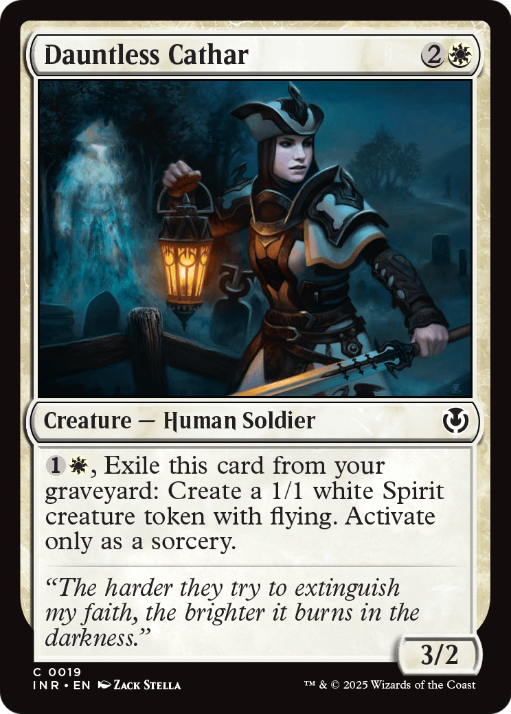 Dauntless Cathar (INR-019) [Innistrad Remastered] Foil