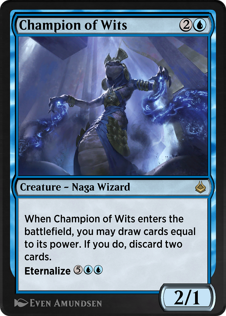 Champion of Wits (AKR-053) [Amonkhet Remastered]