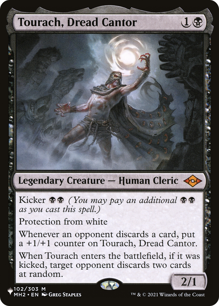 Tourach, Dread Cantor (LIST-MH2-102) [The List]