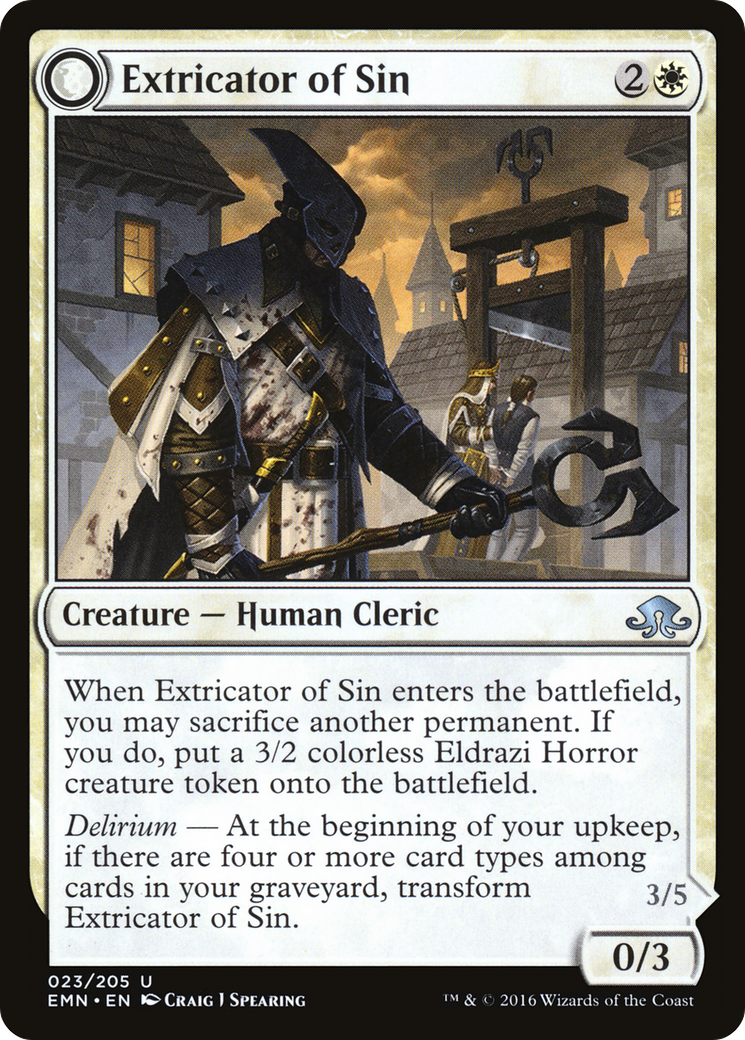 Extricator of Sin (EMN-023) [Eldritch Moon] Foil