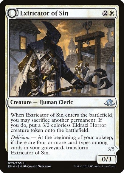 Extricator of Sin (EMN-023) [Eldritch Moon]