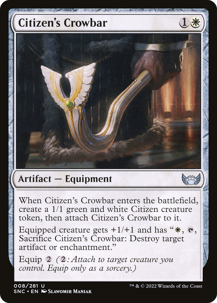 Citizen's Crowbar (SNC-008) [Streets of New Capenna] Foil