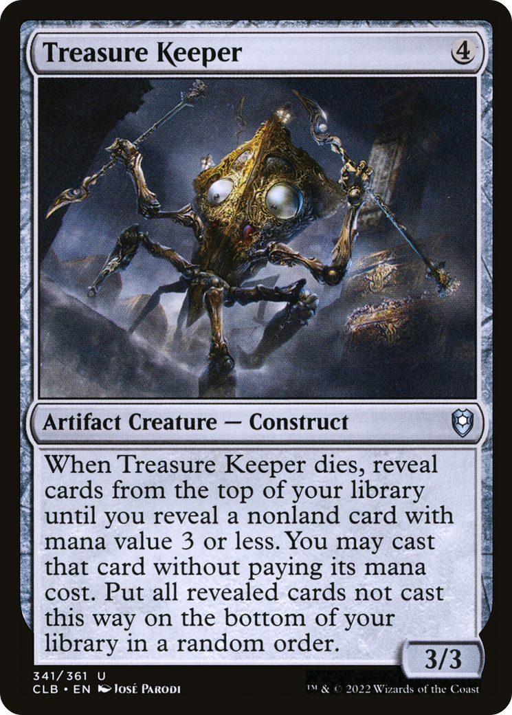 Treasure Keeper (CLB-341) [Commander Legends: Battle for Baldur's Gate] Foil