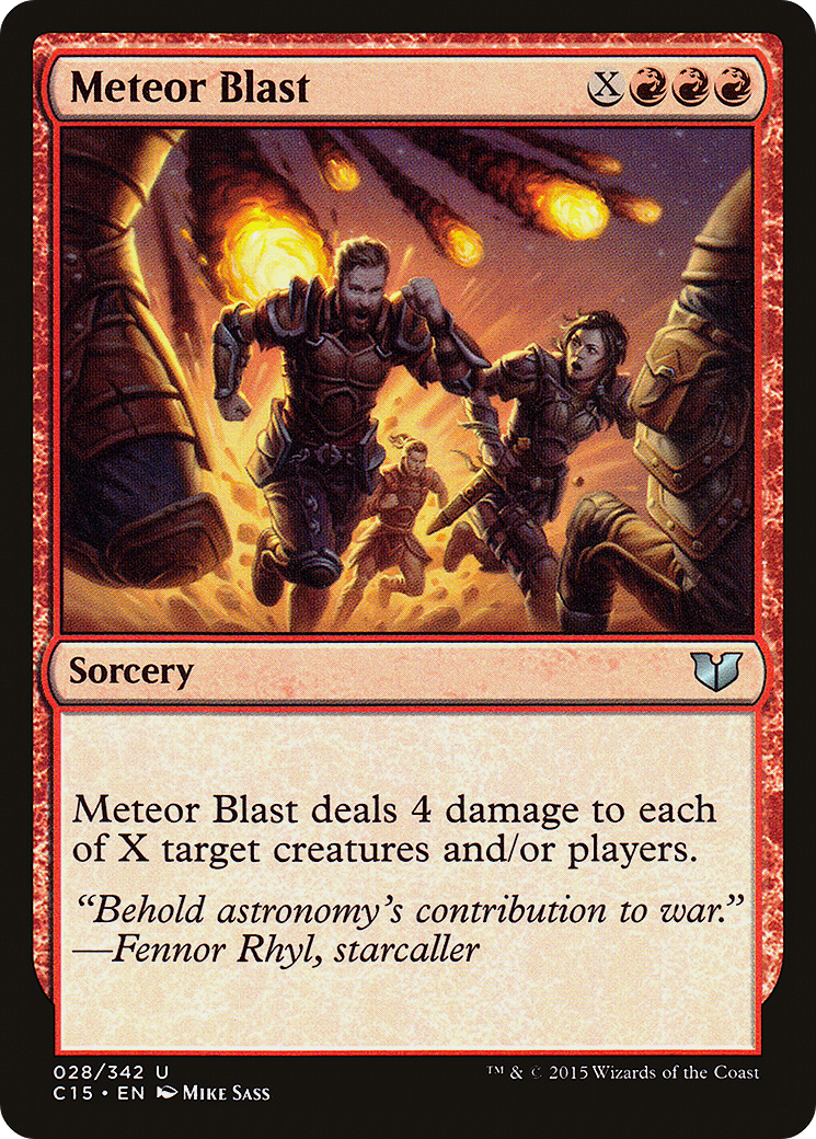Meteor Blast (C15-028) [Commander 2015]