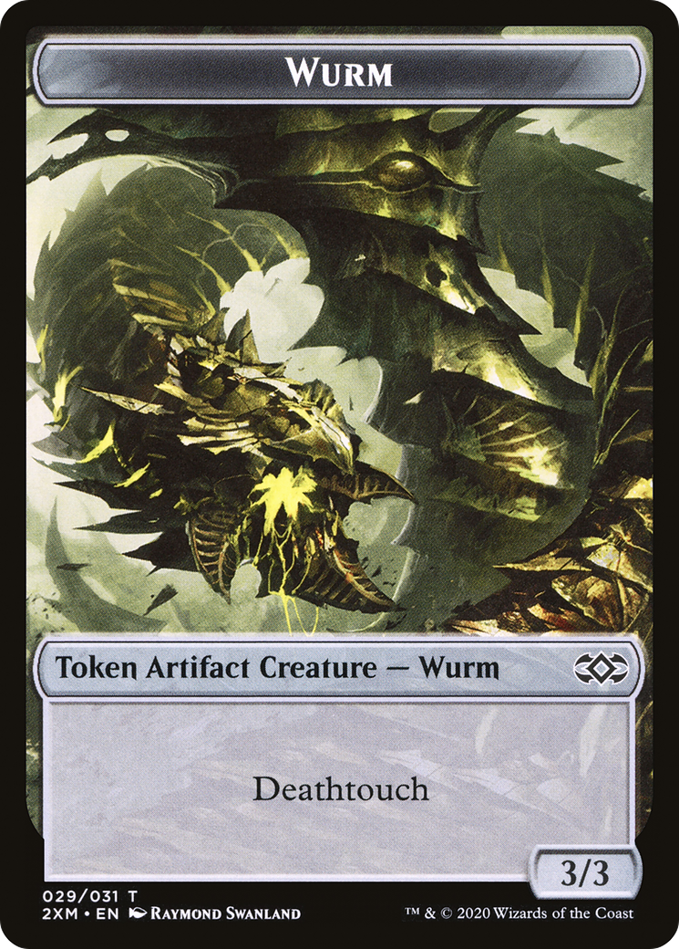 Wurm (T2XM-029) [Double Masters Tokens] Foil