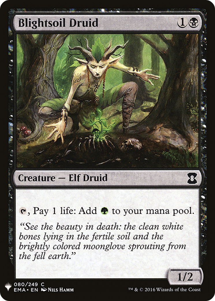 Blightsoil Druid (LIST-EMA-80) [The List]