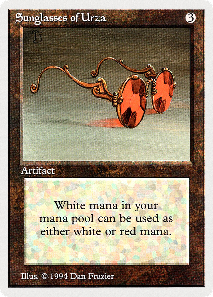 Sunglasses of Urza (SUM-276) [Summer Magic / Edgar]