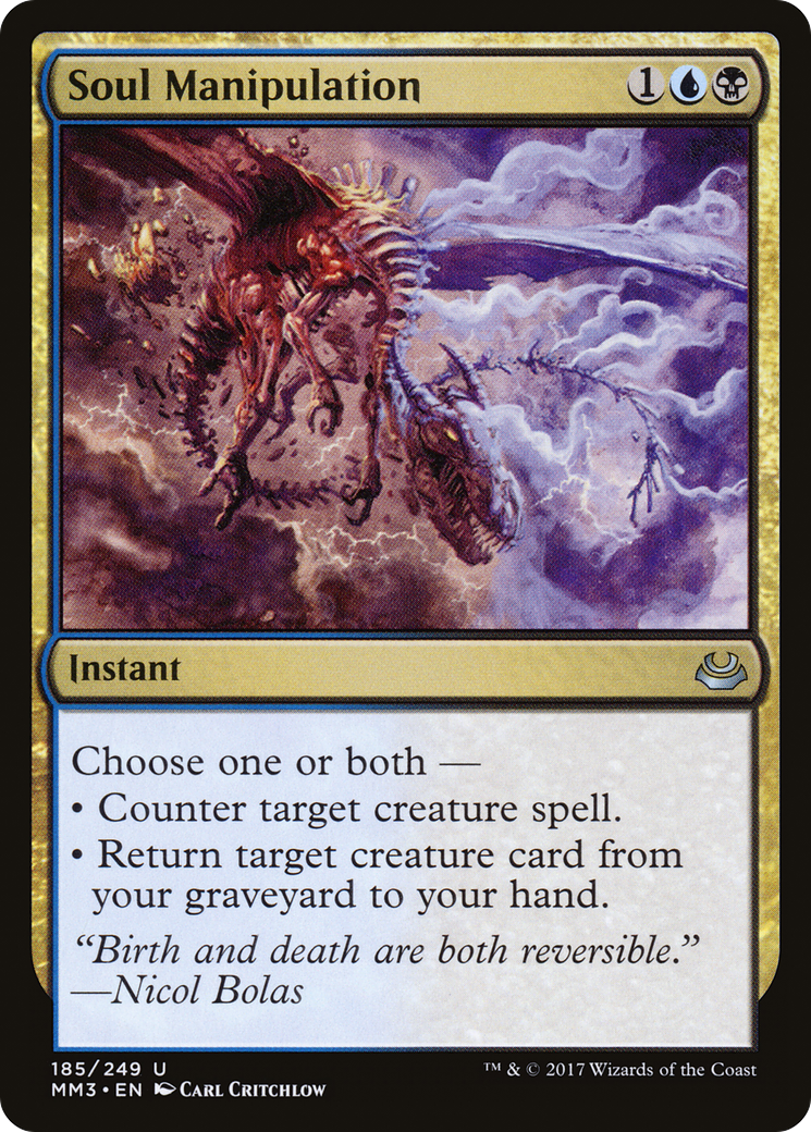 Soul Manipulation (MM3-185) [Modern Masters 2017] Foil