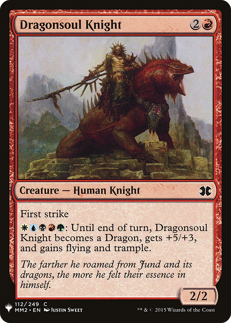 Dragonsoul Knight (LIST-MM2-112) [The List]