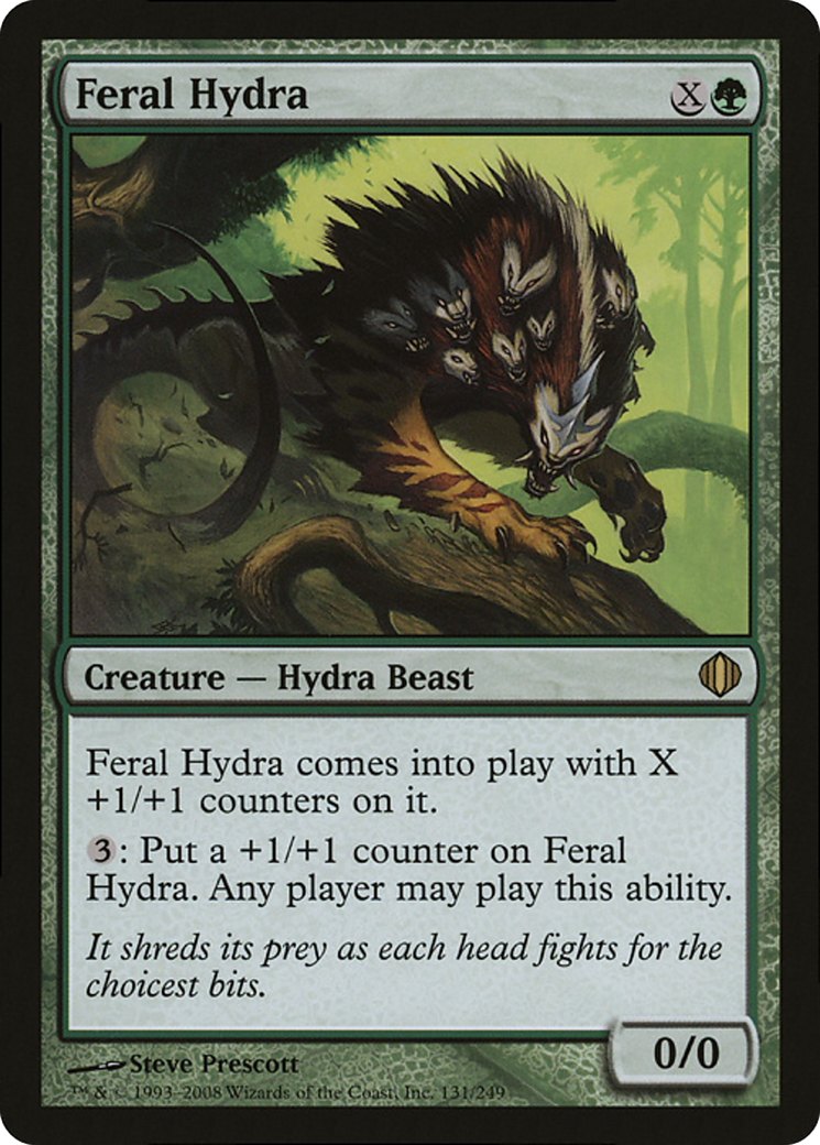 Feral Hydra (Magic Player Rewards 2009) (OVER-131) [Magic Player Rewards 2009]