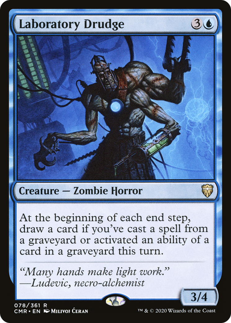 Laboratory Drudge (CMR-078) [Commander Legends]