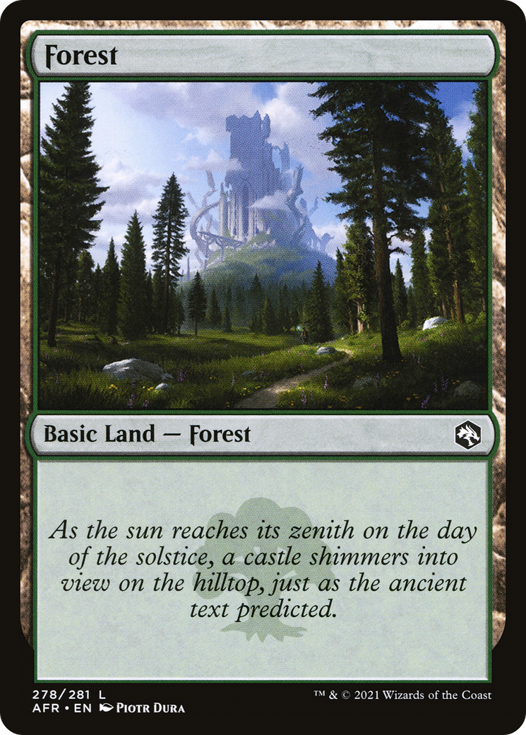 Forest (AFR-278) [Adventures in the Forgotten Realms] Foil