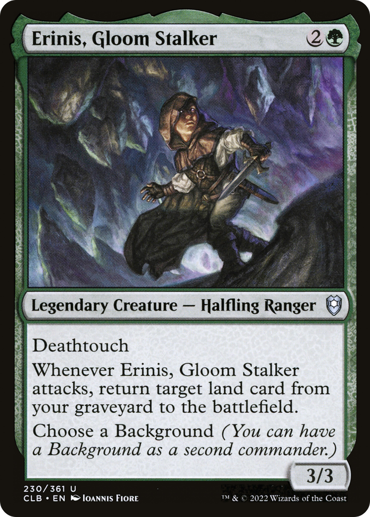 Erinis, Gloom Stalker (CLB-230) [Commander Legends: Battle for Baldur's Gate] Foil