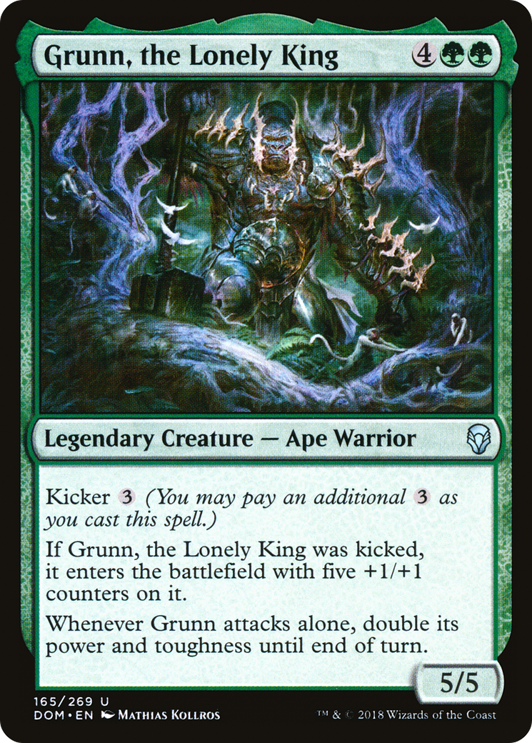Grunn, the Lonely King (DOM-165) [Dominaria]