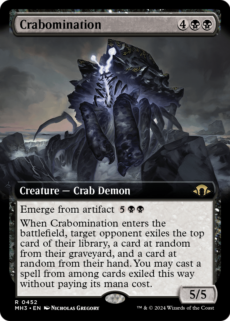 Crabomination (Extended Art) (MH3-452) [Modern Horizons 3] Foil