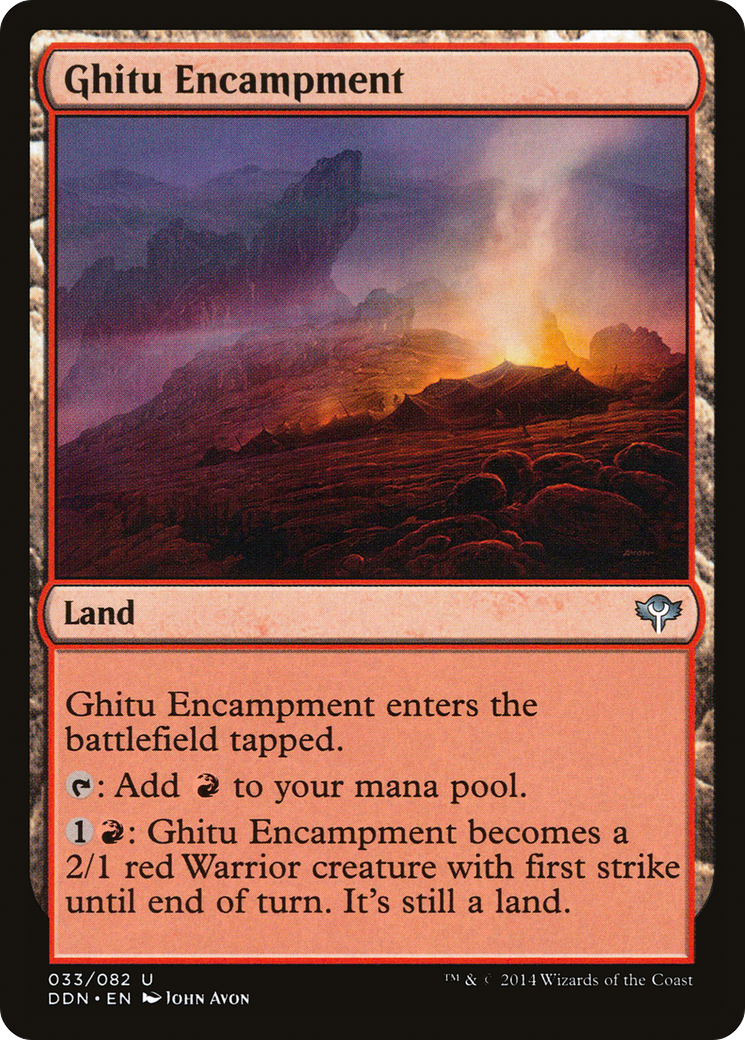 Ghitu Encampment (DDN-033) [Duel Decks: Speed vs. Cunning]